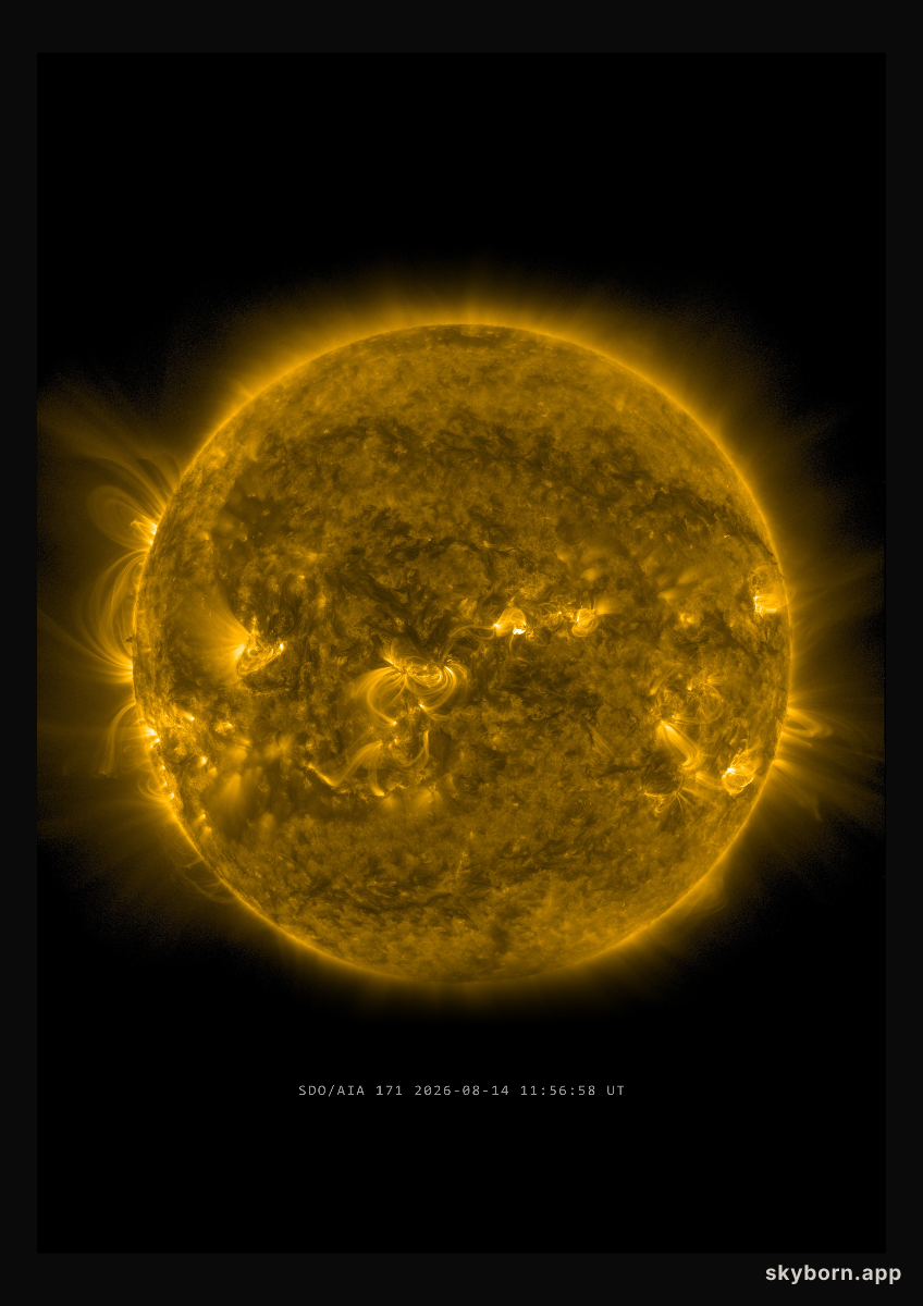 The Sun on 14 August 2026