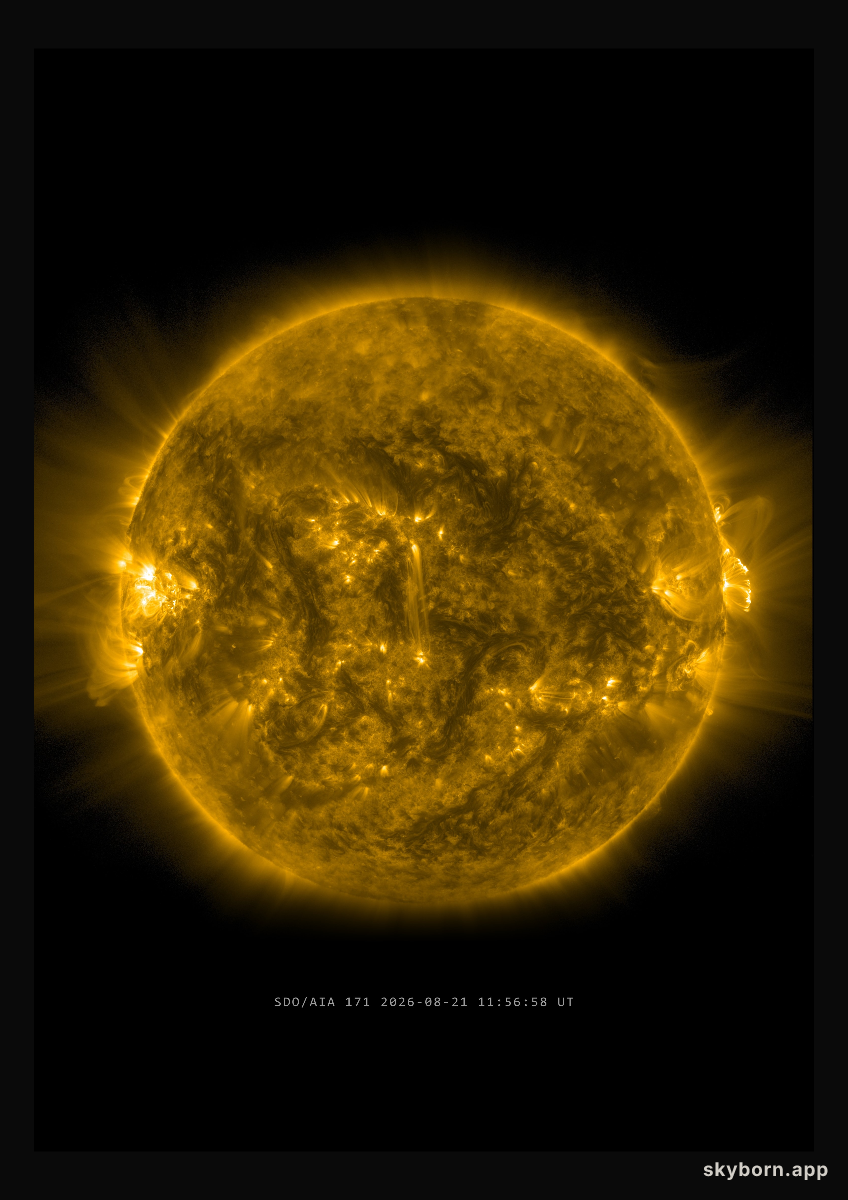 The Sun on 21 August 2026