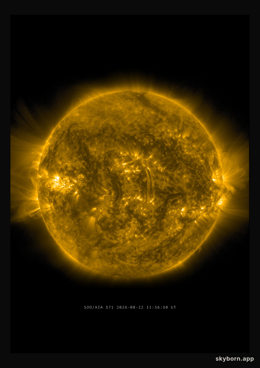 The Sun on 22 August 2026
