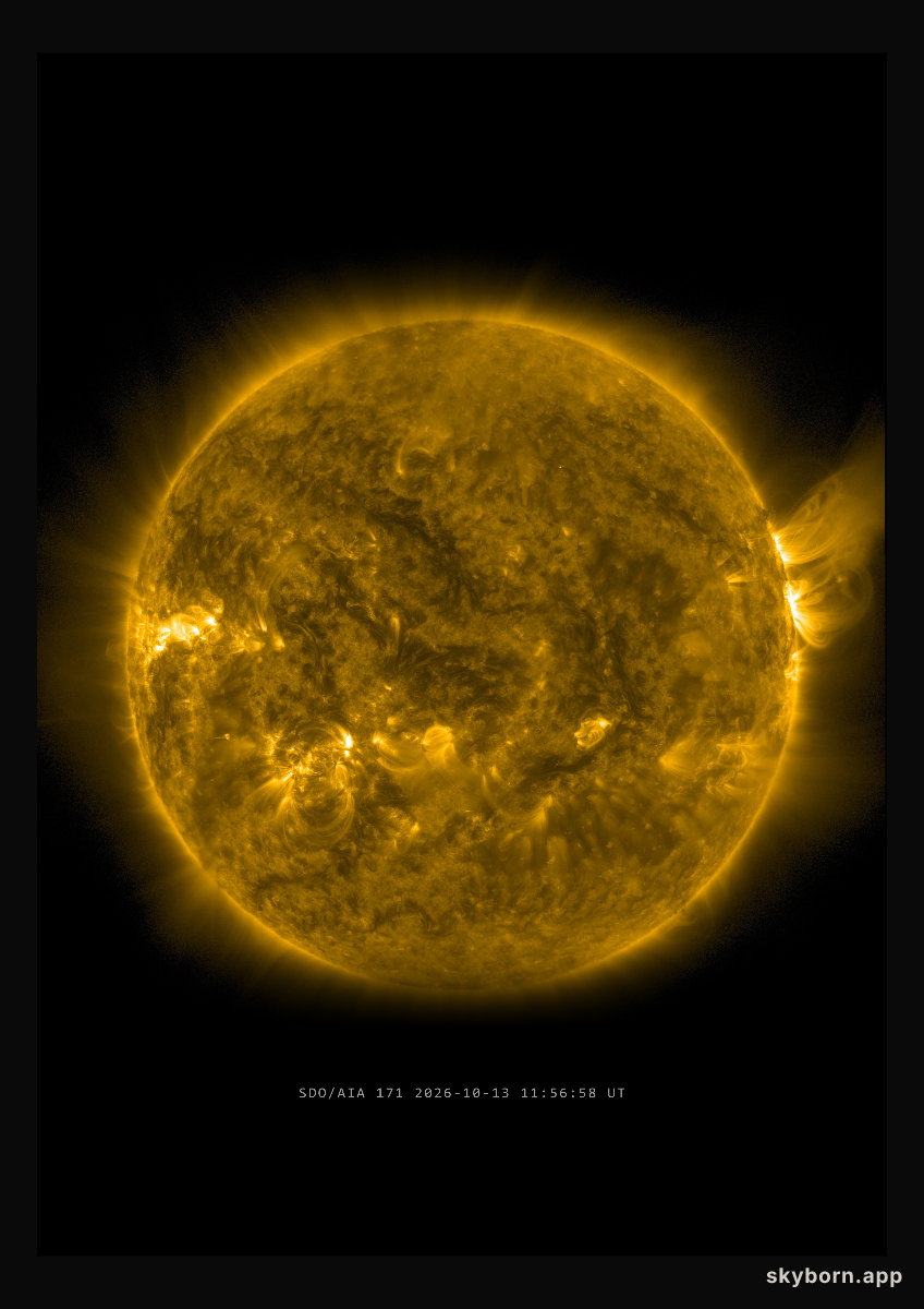 The Sun on 13 October 2026