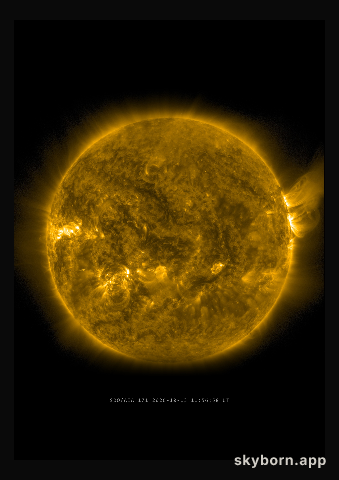 The Sun on 13 October 2026