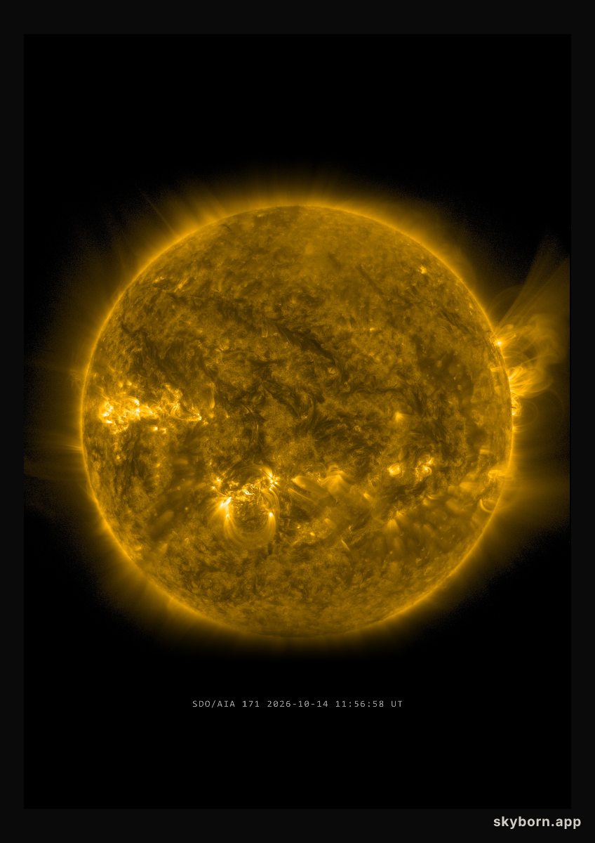 The Sun on 14 October 2026